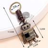 Аксессуары Подвеска Реквизит Ювелирные изделия Подарки Сумка Подвеска Робот Брелок Подвижный Бронзовый Робот Брелки
