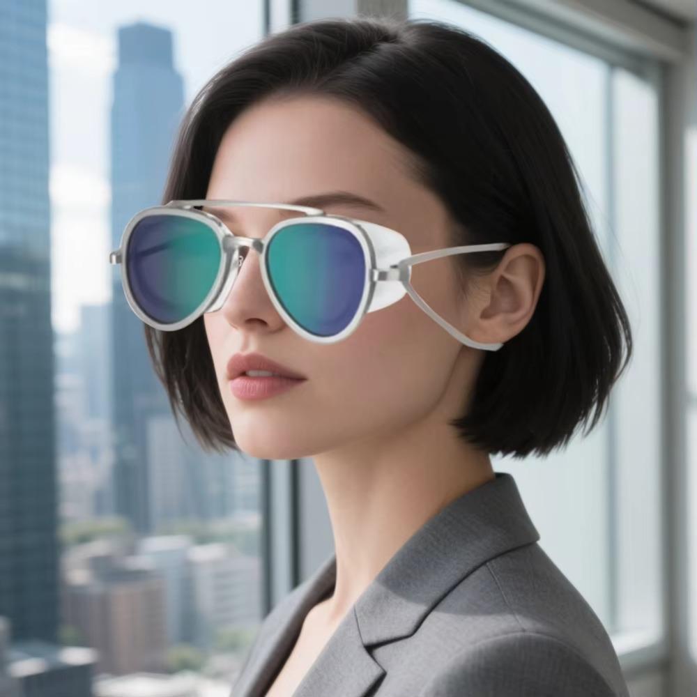 Adjustable Silicone Anti-Fog Swim Goggles Full Angle Retro Goggles Full-View Swim Goggles Surfing