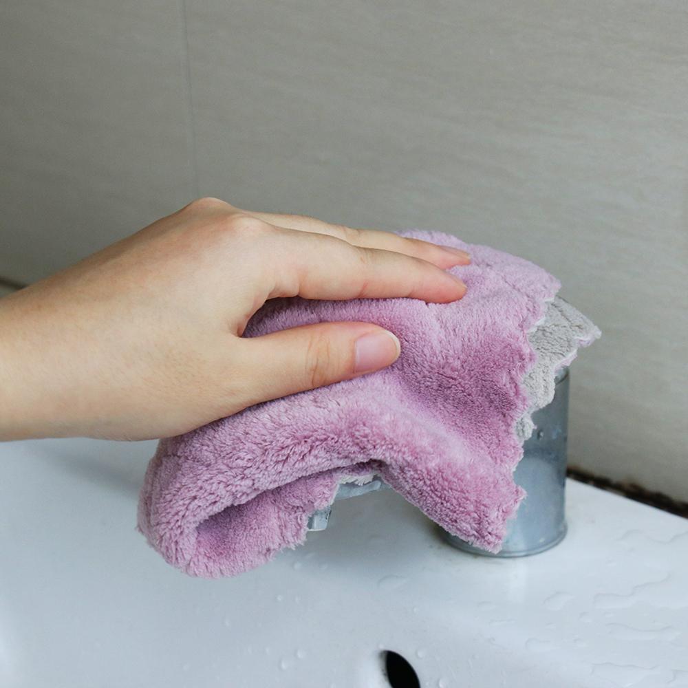 Dish Kitchen Super Absorbent Household Clean Cloths Non-stick Oil Rags Cleaning Towel Scouring Pad
