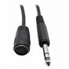 Rosebe 5-Pin MIDI DIN to 5-Pin Female Cable for MIDI Keyboards, XLR Microphone Cable, Rosebe DIN to Dual 6.35mm Male Microphone Cable, 30cm