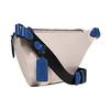 Coach League 41 Color Block Jacquard Adjustable Shoulder Strap Leather Waist Bag Large Women Waist Bag Dark-Gray White Blue C9583-JITXE