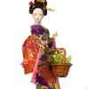 Азиатская кукла гейша - декоративная фигурка для дома и офиса