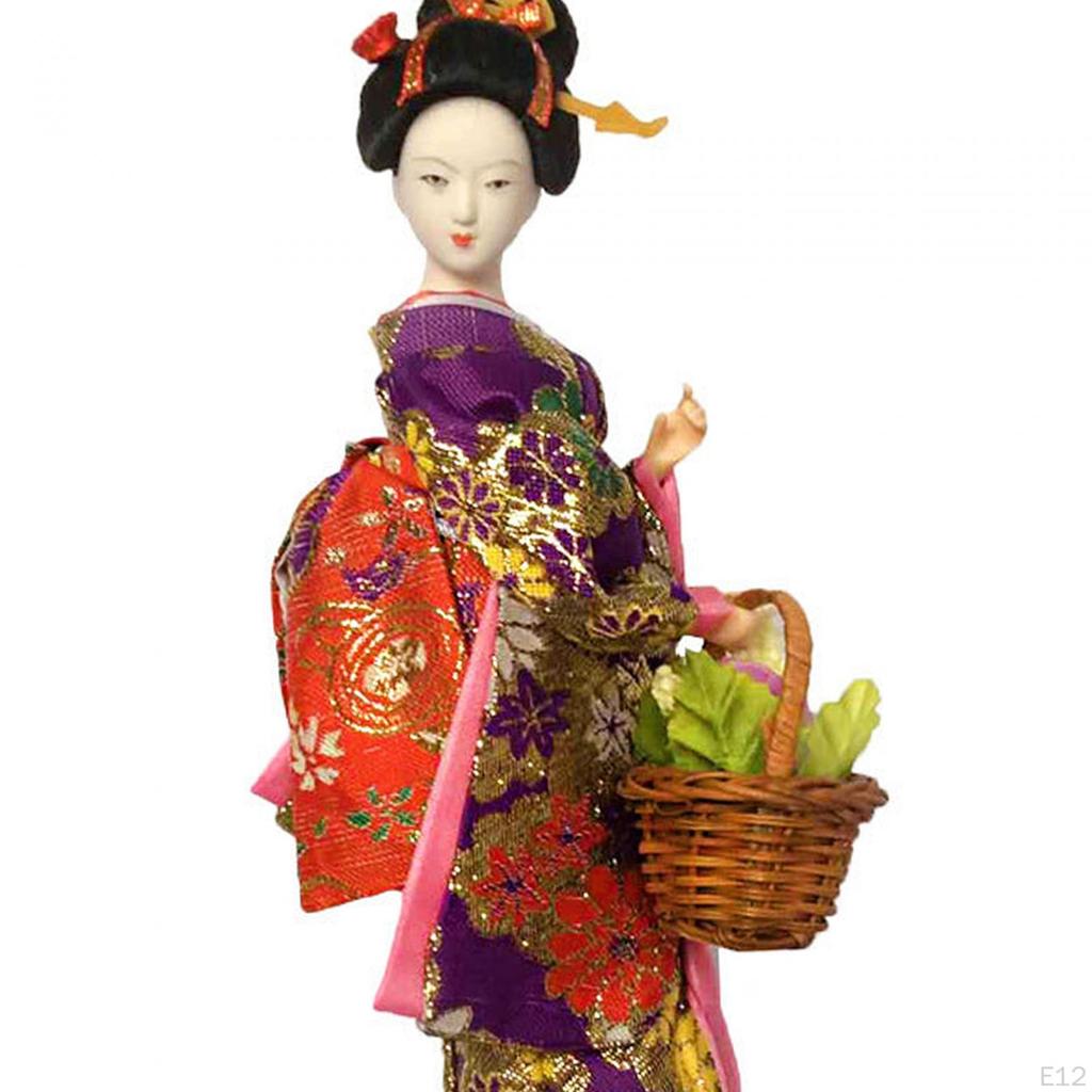 Азиатская кукла гейша - декоративная фигурка для дома и офиса