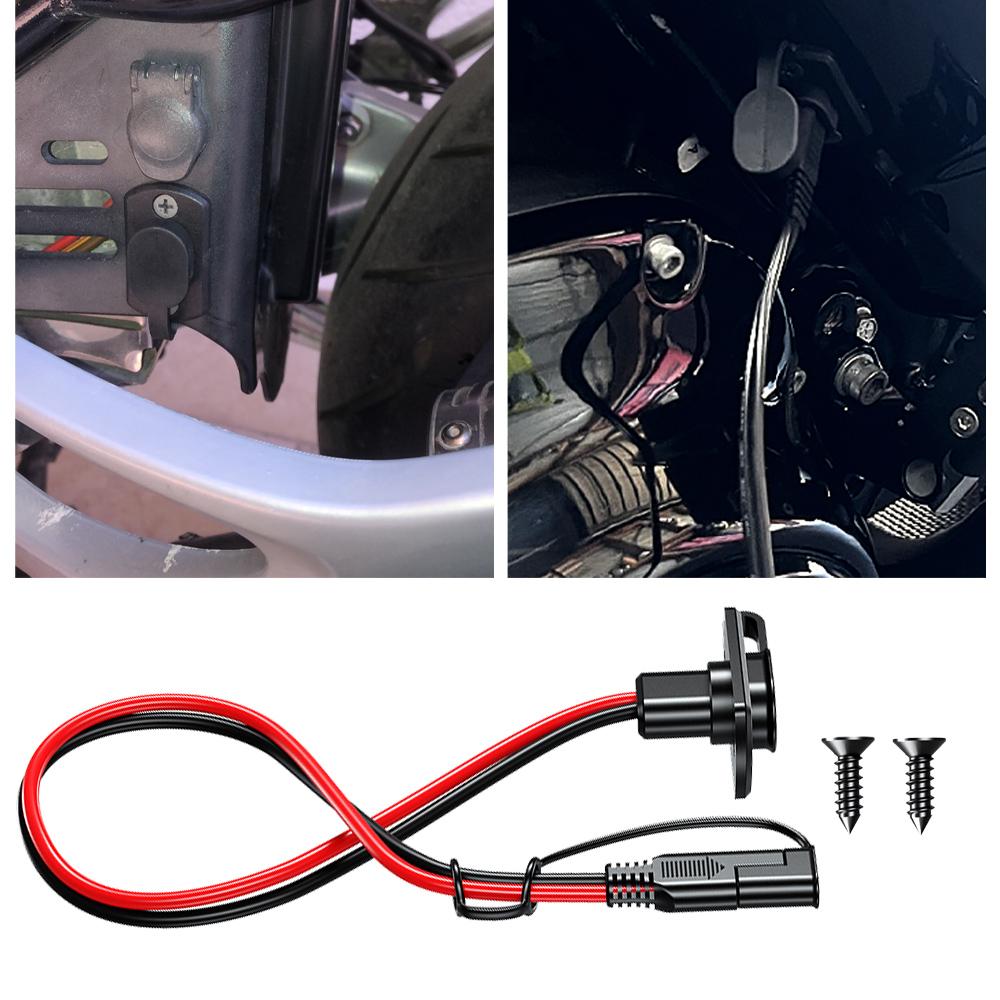 SAE Quick Connector Harness SAE адаптер штекер-гнездо к гнезду кабель 12AWG 30CM удлинительный кабель водонепроницаемый