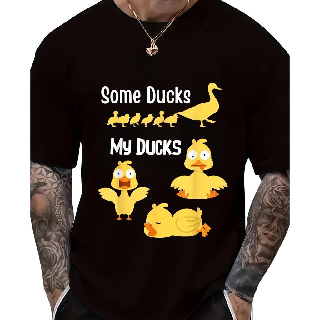 Unisexs Funny My Duck Is Not Row Meme Tshirt Casual Round Neck Short Sleeve Tee With Some Ducks My Ducks Humorous Gift For Unisex