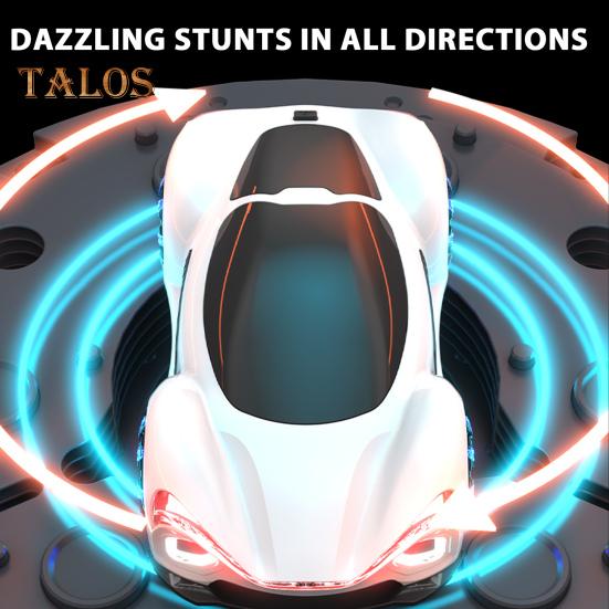 Концептуальный игрушечный автомобиль с дистанционным управлением и светодиодной подсветкой, двойной контроллер, 4WD, автомобиль на новой энергии, перезаряжаемый для малышей, 2,4 ГГц, радиоуправляемый гоночный автомобиль для дрифта