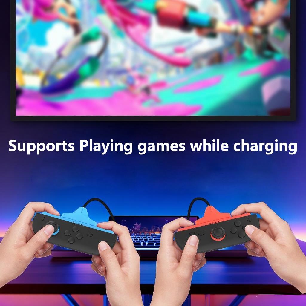Магнитный зарядный кабель для геймпада Switch 2, 3 м, двойная упаковка, 5 В/200 мА, 3,5 часа зарядки, Plug & Play