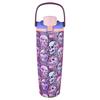 900ML/30oz Stainless Steel Thermos Flask One Click Open Lid Cute Water Bottle Leak Proof Travel Mug Summer Gift for Women/Girl