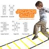 Speed Agility Training Ladder 12 Adjustable Flat Rungs 6m for Football Soccer