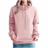 European and American Women's Plus Velvet Loose Casual Pullover Hoodie - 2024 Autumn/Winter Collection