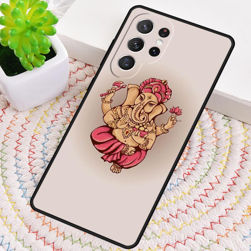 Ганаша Индуистский Бог Слон Силиконовый Чехол Для Телефона Для Samsung Galaxy note 10 pro S26 S25 S24 S23 S22 S21 Plus S25Ultra Capa Чехол