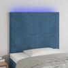 VidaXL LED Headboard Bedroom Furniture Single Bed Accessory Headboard Bed Frame Interior Dark Blue 3122190