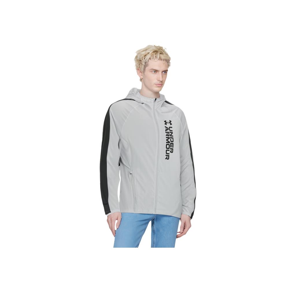 Under Armour Out The Storm Printed Colorblock Outdoor Повседневная куртка Мужские куртки 1377486-014