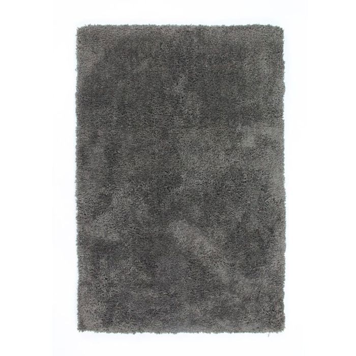 Tapis toucher laineux et extra-doux taupe 120x170