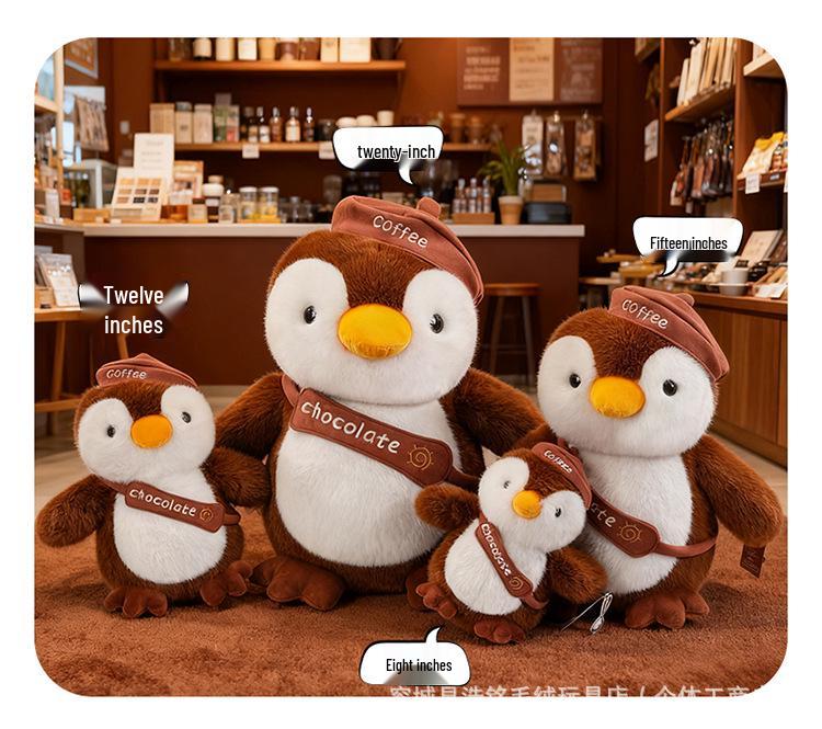 Graduation-Ceremony Penguin Plush Toy with Hood