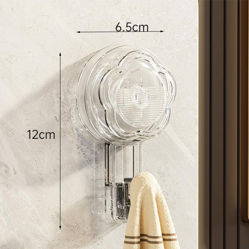 Модные крючки-присоски в форме цветка, вакуумные, многоразовые, для душа, сверхпрочные, крючок для одежды, не оставляющий следов