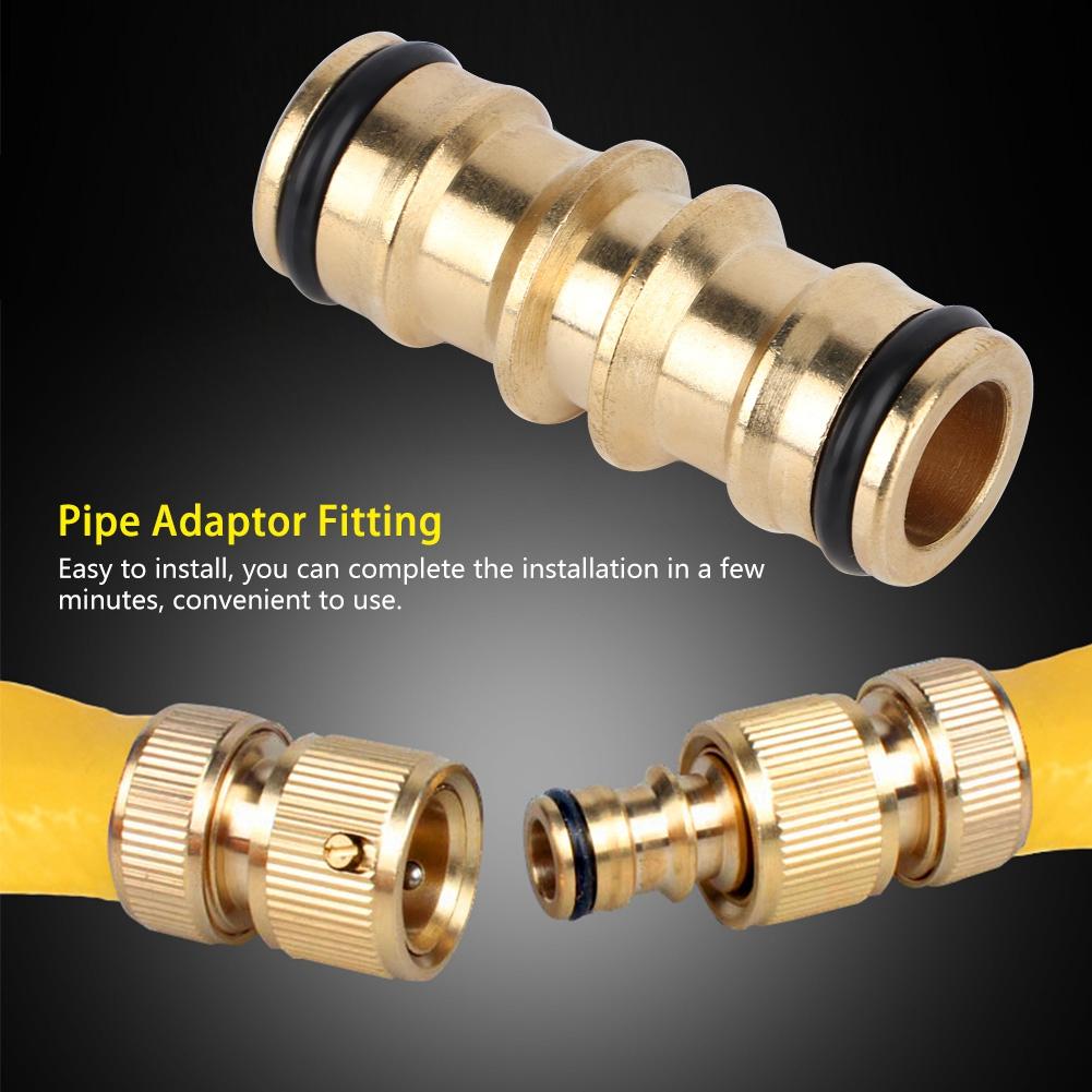 Латунный соединитель для шланга с резьбой, переходник для садовой водопроводной трубы