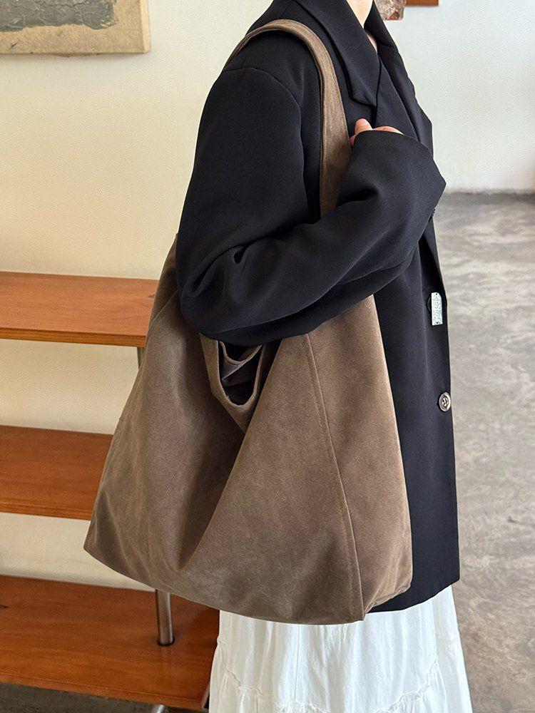 Корейская вельветовая сумка-тоут с леопардовым принтом: Женская осенне-зимняя сумка большой вместимости на плечо и подмышку для работы и поездок