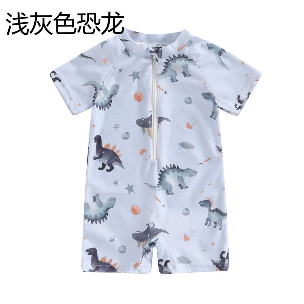 Children's Color-blocked Hollow One-piece Swimsuit