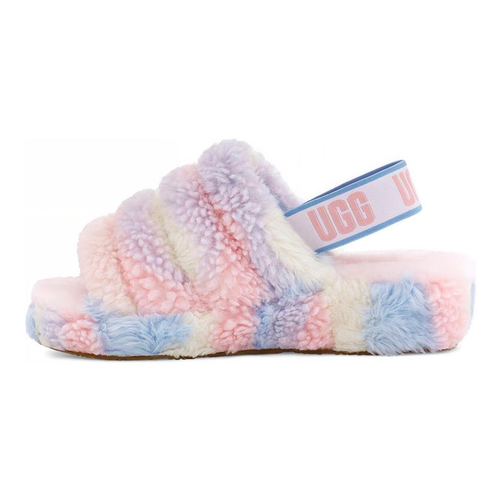 UGG Шлепанцы Fluff Yeah Slide Cali Collage Женские 1120070-PSTR