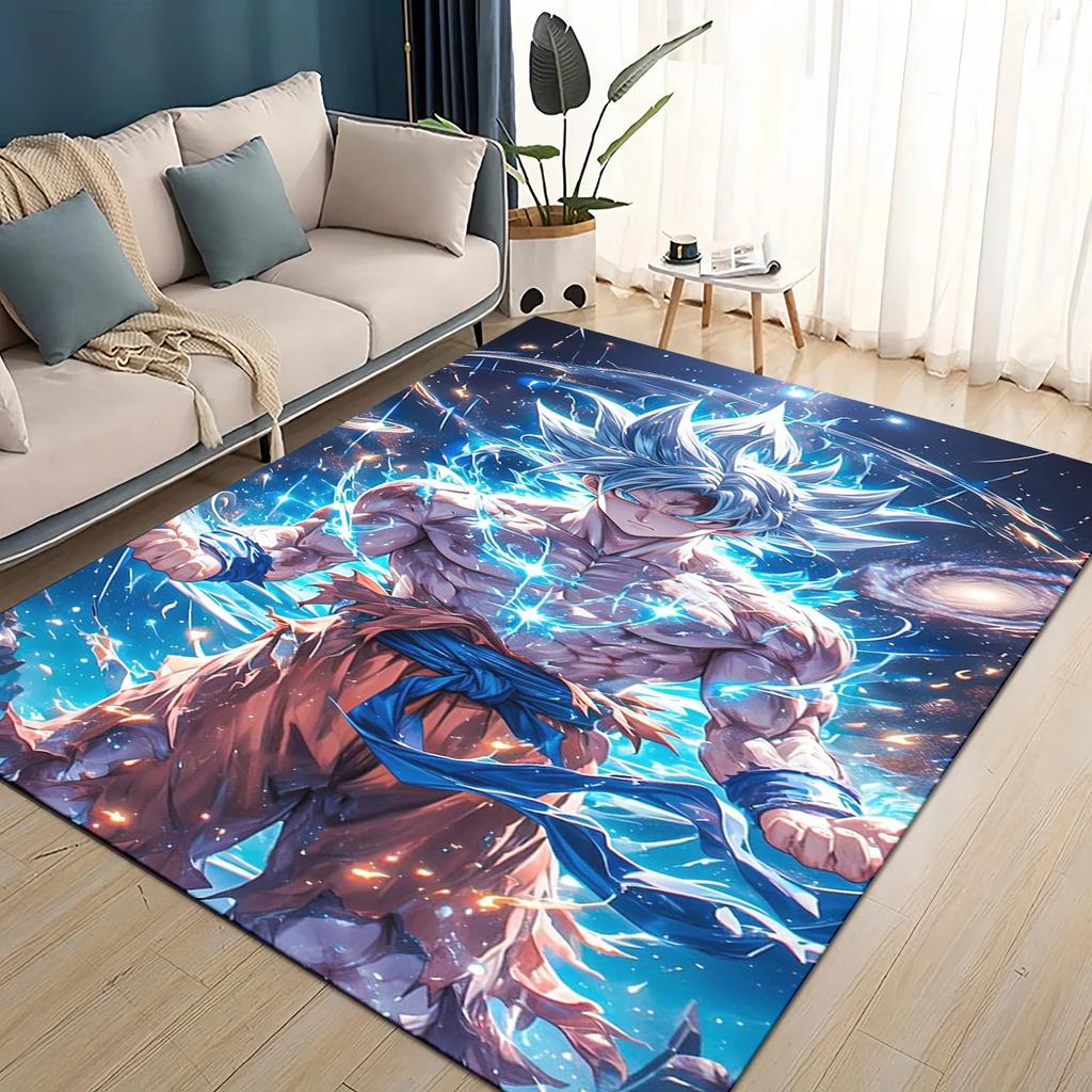 3D Dragon Anime Carpet Rug for Living Room Bedroom Home Sofa Decoration,kids PlayNon-slip Floor Mat Gift