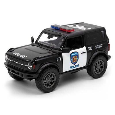 KINSMART 2022 Ford Bronco Police литая модель KT5438P, черная, 1 шт.