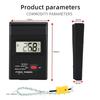 Black TM-902C Thermometer LCD Display K Type Sensor Digital Thermometer Digital Type Thermocouple Probe