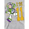 Toy Story Childrens/Kids I'm 11 Buzz Lightyear Heather Birthday Pullover Hoodie