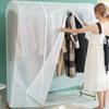 Fully Wrapped Clothing Dust Cover Thickened PEVA Coat Dust Cover Fully Transparent Translucent Floor Hanger Dust-proof Bag