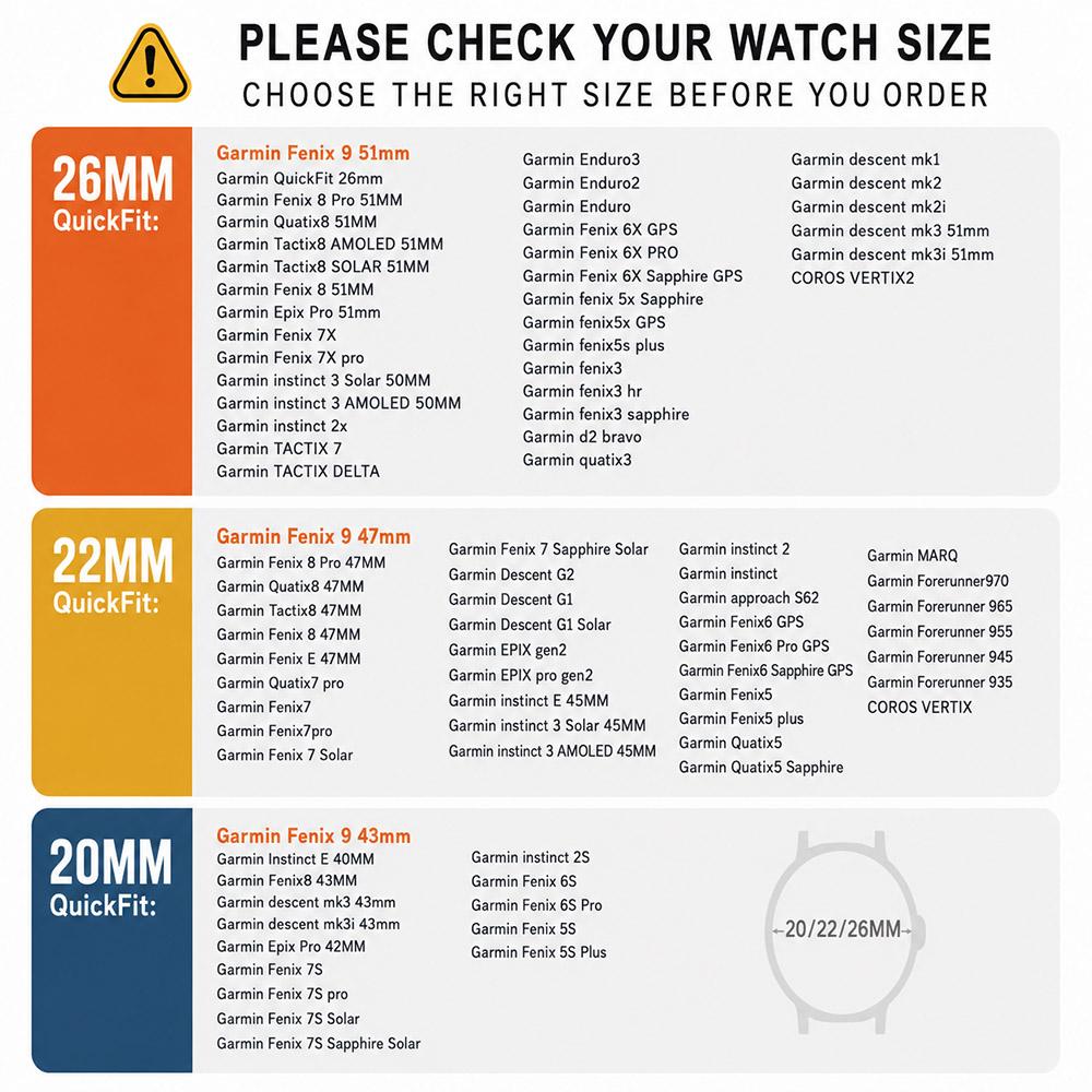 Силиконовый спортивный ремешок для Garmin Fenix 9 43мм 47мм 51мм Fenix 8 7 6 Epix Pro Мягкий водонепроницаемый сменный ремешок QuickFit Аксессуар