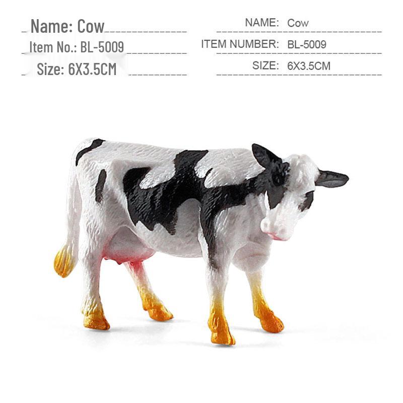 Набор миниатюрных моделей сельскохозяйственных животных для трансграничной торговли: Куры, Утки, Гуси, Коровы и другие