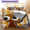 3pcs Sprunki9 pattern bedding set duvet cover set includes duvet cover &pillowcases, perfect all season bedroom decoration & gift