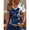 Women's Red Friday T Shirt Graphic Letter Stylish Classic Casual Short Sleeve V Neck Regular Tops