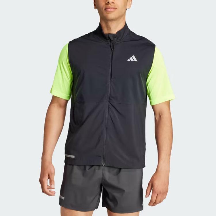 adidas Мужской жилет Ultimate с логотипом, черный HZ4441