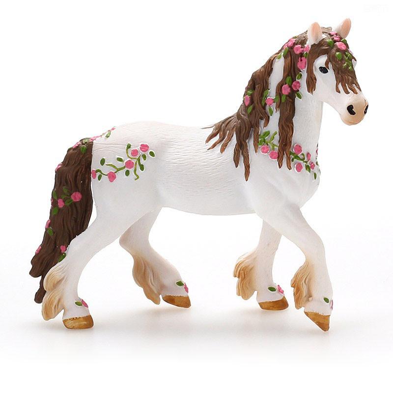 Красочная игрушка-единорог Симуляция Мини-модель животного Единороги Летающая лошадь Фигурка Модель Дикие фигурки Детские развивающие игрушки Фигурка