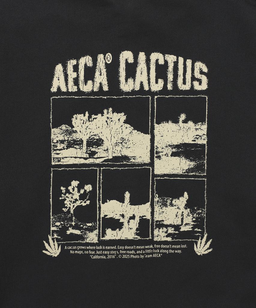 Толстовка с молнией Aeca Aeca Cactus-Черный