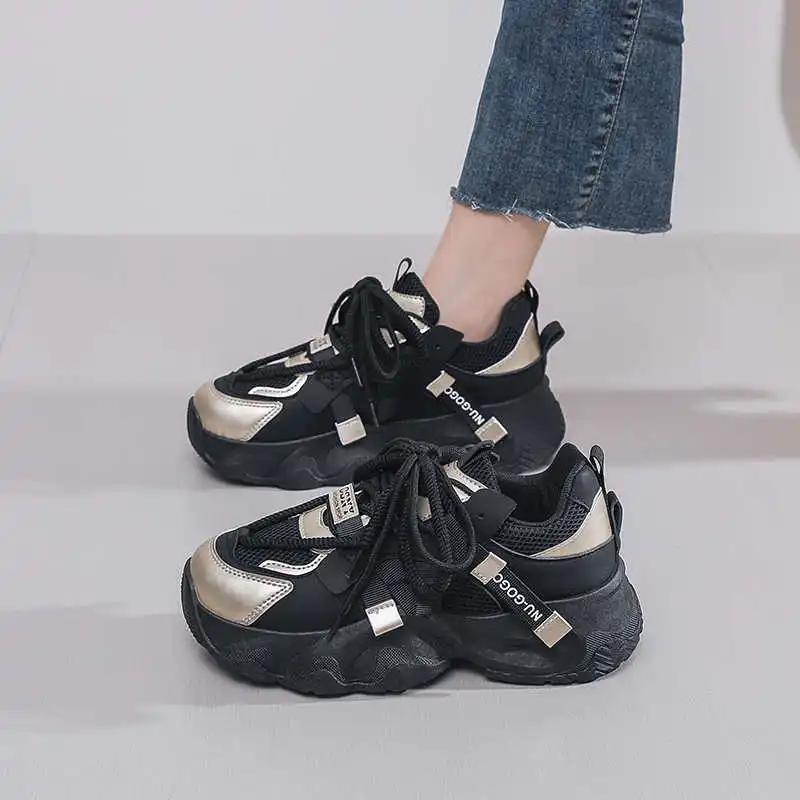 Fashion Normal Leather Thin Heel Womans Sports Skateboarding Shoes Mules Sneakers 46 Tenis New Fast Pro Offers Funny Best Selling