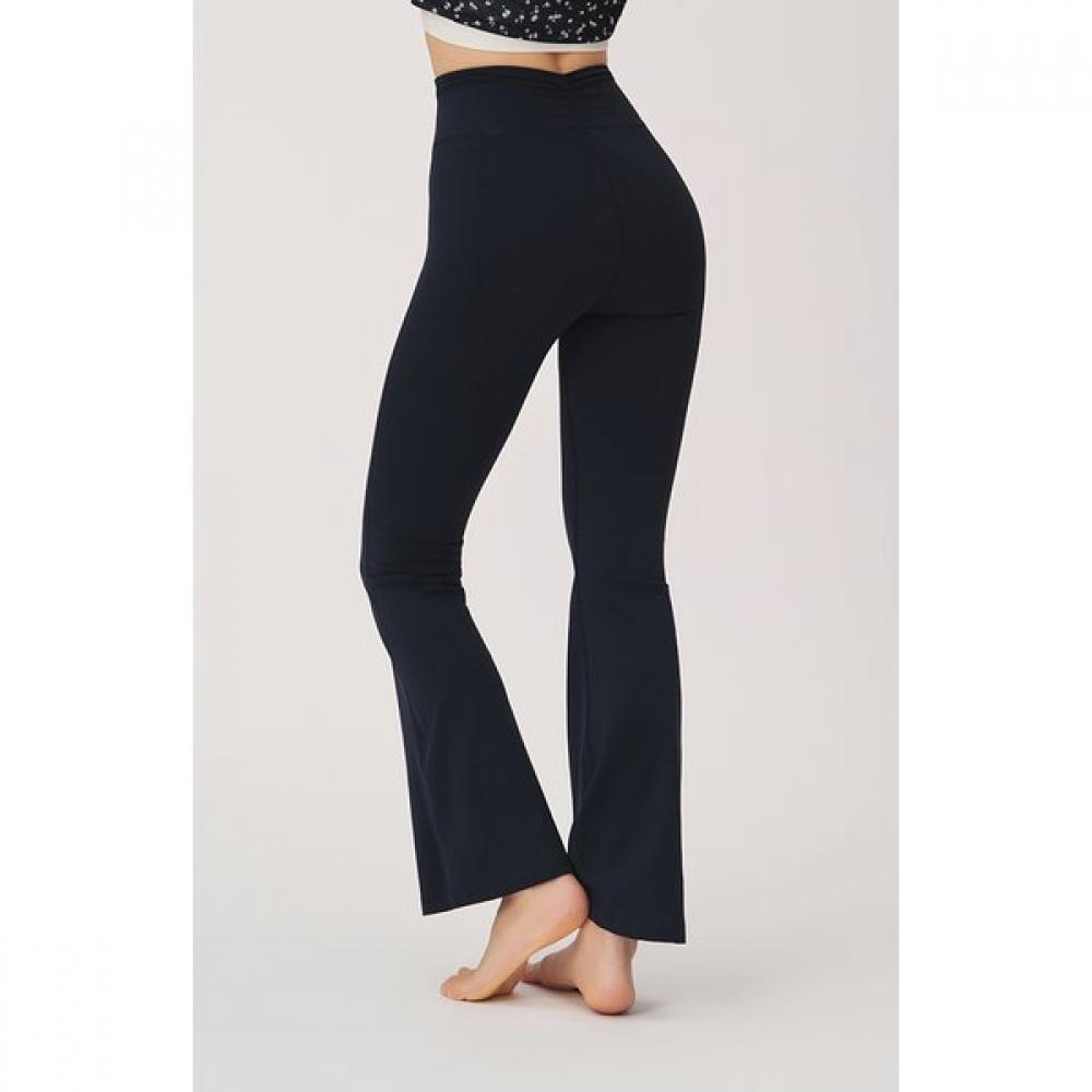 Huit Tichar Back Shirring Semi Bootcut Leggings Htwle6i05t