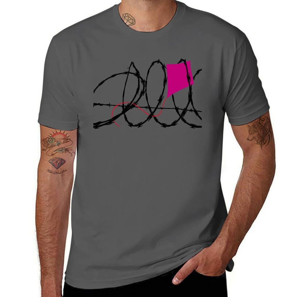 Pink Kite Behind Bars Tshirt Outdoor Work Short Sleeve Top Tshirt