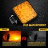 12V Waterproof Led Work Light Bar Square Spotlight 48W Work Light Headlight for SUV Truck Off Road Night Driving Light