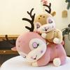 Super Cute Sleeping Deer Plush Toy Children Sleeping Pillow Girl Birthday Gift Activity Sprinkling