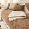 Factory Direct Sales Winter Plush Sofa Cushion New Design Modern Simple Non-Slip Seat Cushion Sofa Cover Towel Can Be Retail