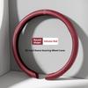 For BAIC HYOSOW Senova Weiwang Nappa Leather grain Car Steering Wheel Cover Breathable and Anti Slip Accessories Steering Covers