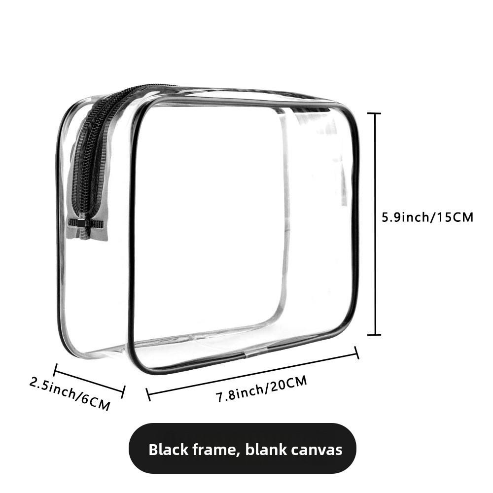 Highly Attractive Travel Toiletry Bag, Waterproof Transparent Makeup Bag, Portable Multifunctional PVC Toiletry Bag for Travel