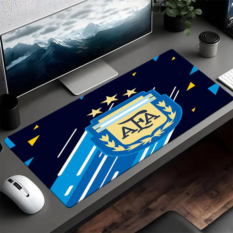 Argentina Football Crest Mouse pad Mouse pad, Gaming Mouse Pad, keyboard pad, Desk Decor for computer notebook Fan Gift Birthday Gift