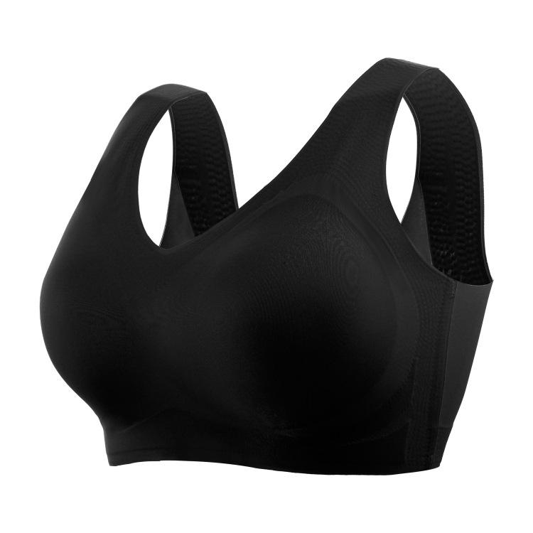 «Удобный бесшовный бюстгальтер без косточек»: «Дышащий, поддерживающий, гладкий, фиксированная чашка для большой и маленькой груди»