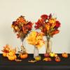 Artificial Pumpkin Maple Berry Sunflower Pomegranate Thanksgiving Halloween Indoor Outdoor Home Table Center Holiday Decorations