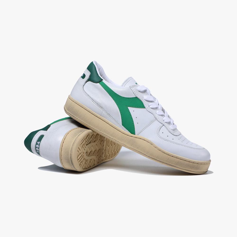 Diadora Я Корзина Сырая Использованная Зеленая