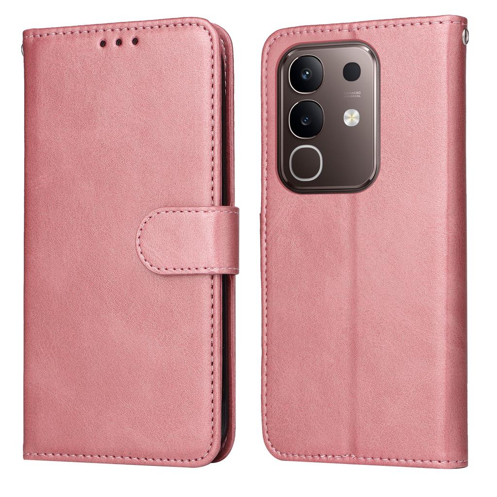 For Vivo Y29 4G Case Wallet PU Leather Folio Flip Phone Cover