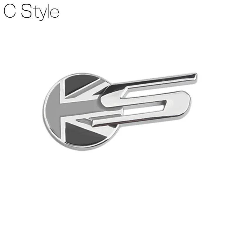 Эмблема на задний багажник автомобиля S Логотип Наклейка Украшения Наклейки Стильные аксессуары